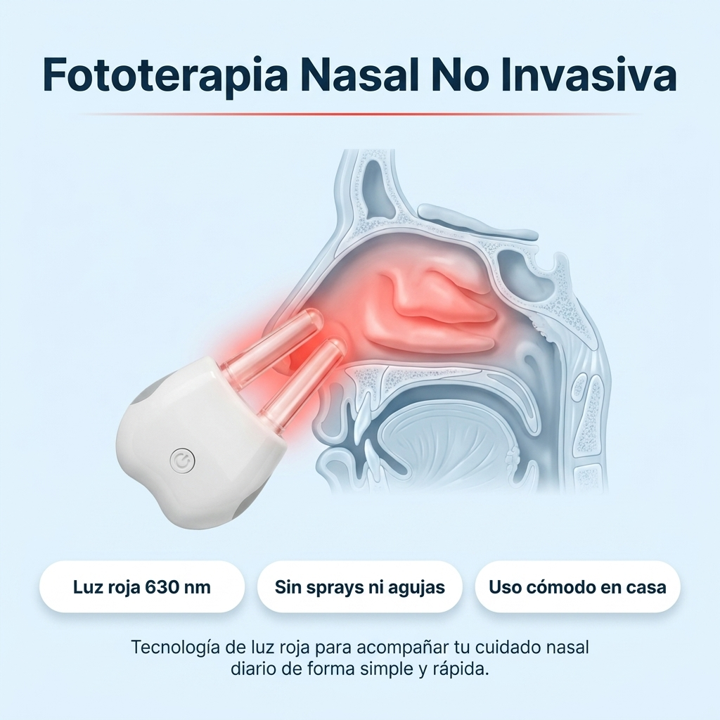 Dispositivo de Luz Roja Nasal